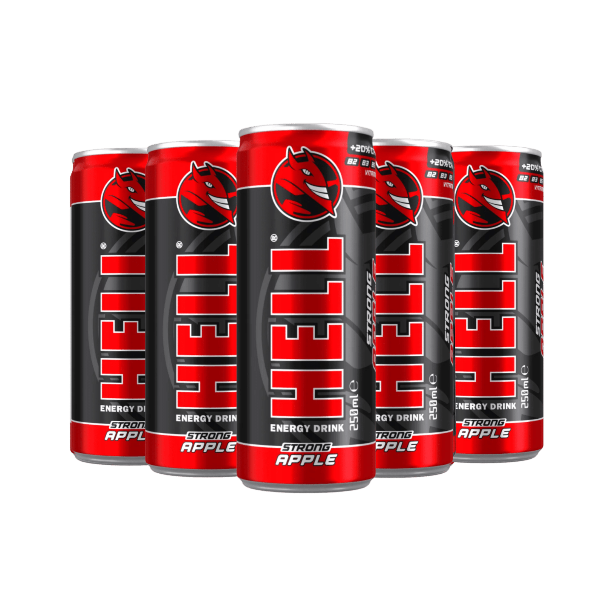 Hell Energy Strong Apple 24x250 ml - ENERGYA