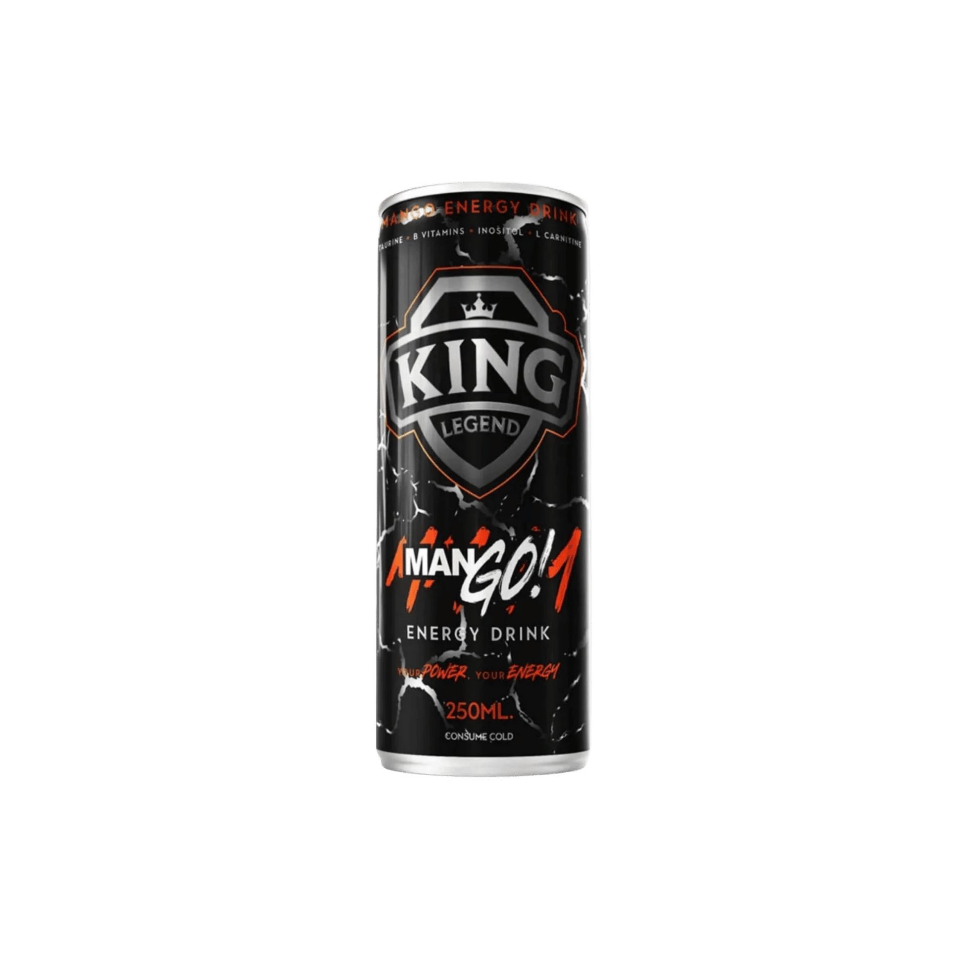 King Legend Mango Energy Drink 250 ml - ENERGYA