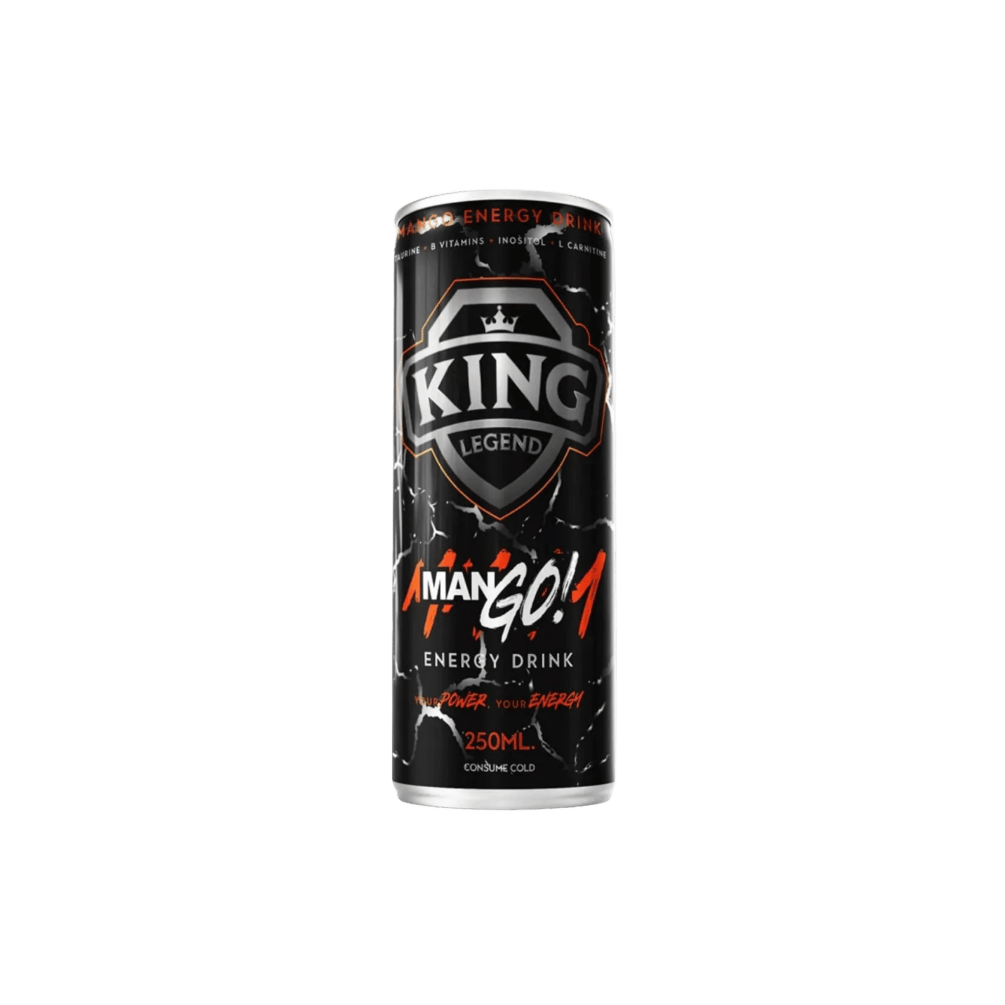 King Legend Mango Energy Drink 250 ml - ENERGYA