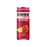 Oshee Energy Drink Strawberry & Lemon Zero 330 ml